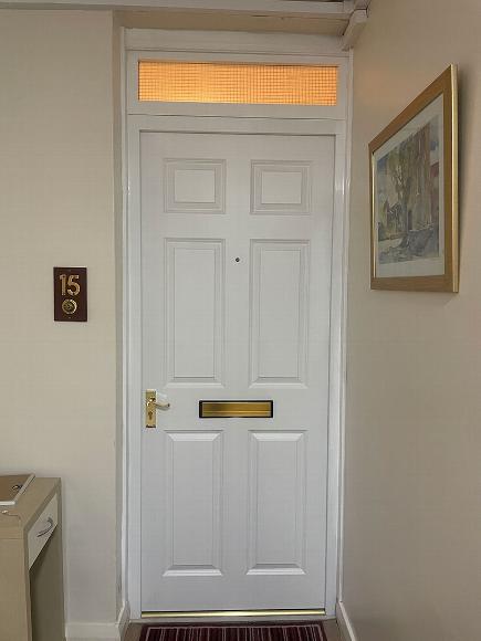 composite fire door in flat