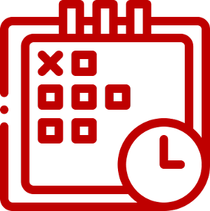 Calender and clock icon