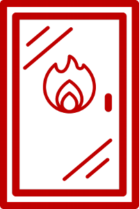 metal fire door icon