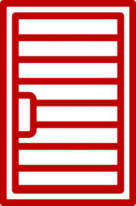 roller shutter door icon